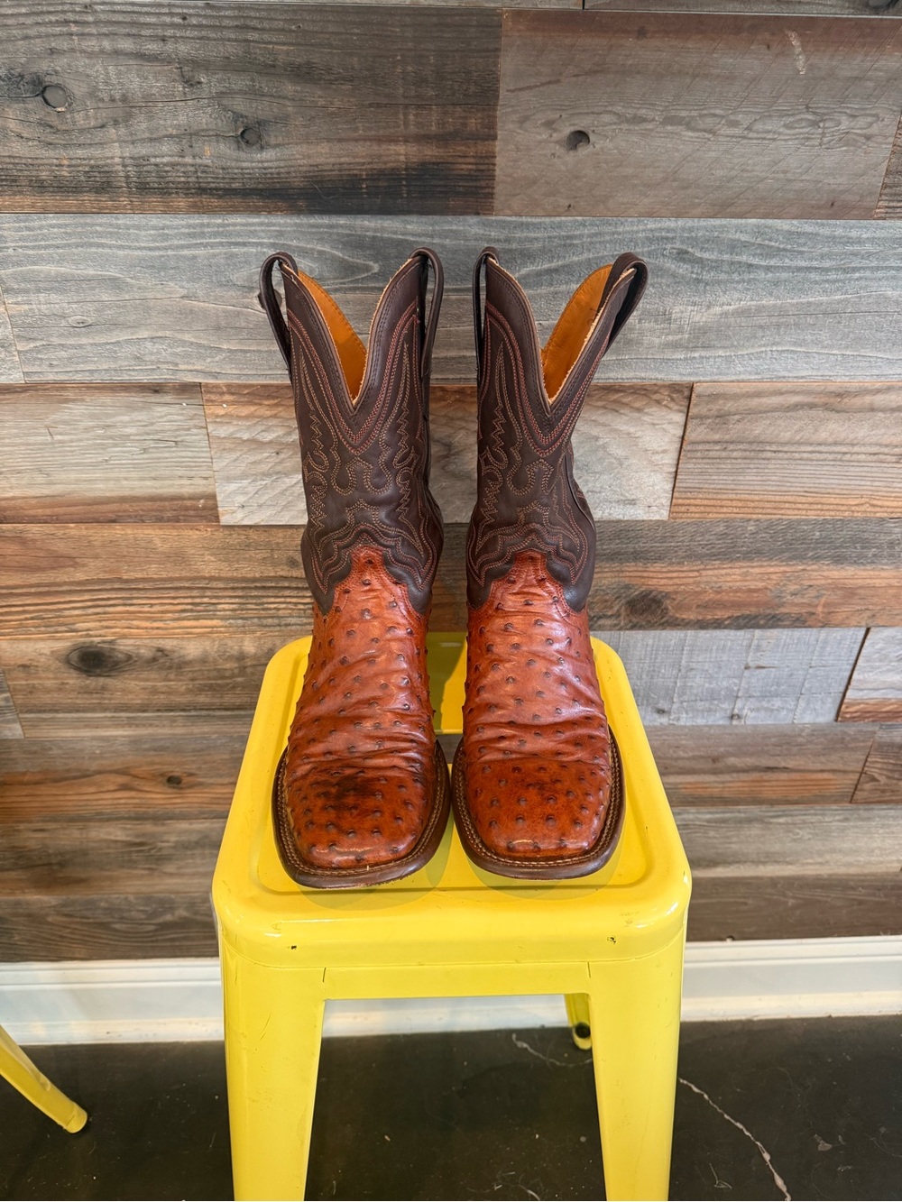 Tecovas Emmitt Ostrich 10.5D